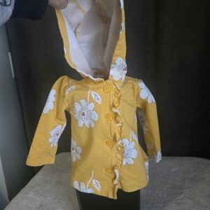 Carter's Yellow Floral Kids Jacket